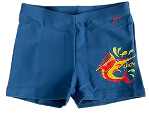 SPEEDO Badehose Asht Im Gr. 92 * NEU Boxer-Kasten-Badehose Schwimmhose blau - Bild 1 von 1