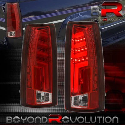 Juego de luces traseras de tubo LED rojas para Chevy GMC C/K C1500/K1500 1988-1998 Foto 1 de 4