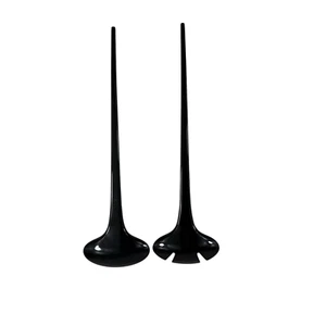 Vintage 70’s IKEA Salad Spoon & Fork Server - Set Of 2 (Black) Melamine 12.5" - Picture 1 of 13