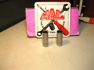 MAC Deep Sockets 1/4"Drive 12Pt (1/2" & 9/16") USA - Picture 1 of 7