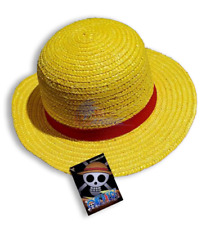 One Piece Luffy Cosplay Straw Sun Hat Anime Licensed NEW
