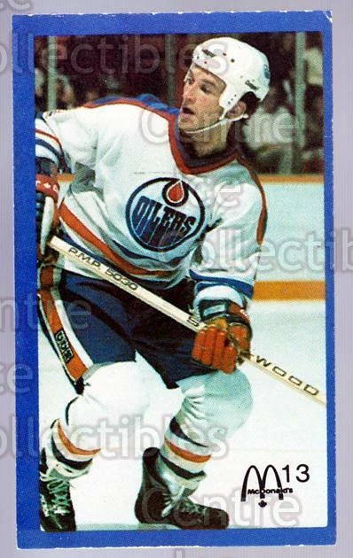 1983-84 McDonalds Edmonton Oilers Stickers #1 Ken Linseman - Image 1 of 1