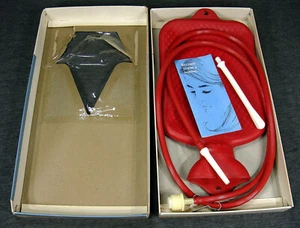 Vintage Davol Comfy Combination Water Bottle Fountain Syringe In Box - Picture 1 of 3