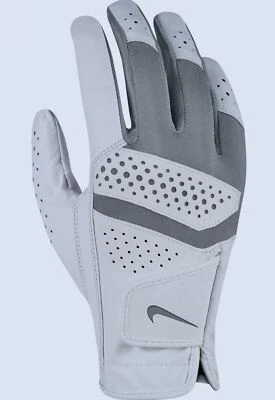 Guante de golf NIKE Tech Extreme blanco gris claro gris NUEVO para mujer talla L mano derecha Foto 1 de 4