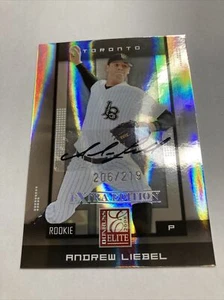 2008 Donruss Elite Extra Edition #174 Andrew Liebel Autograph Auto /219 SP Foil - Picture 1 of 4