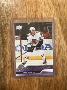 David Gust Young Guns 2023-24 Upper Deck Series 1 Rookie Chicago Blackhawks
