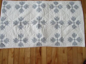 NEW 2 KING SIZE BEE & WILLOW QUILTED DIAMONDS PILLOW SHAMS BLUE GRAY & WHITE - Picture 1 of 10