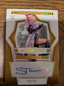 2024 Panini WWE NXT National Treasures Gold Stevie Turner No. DK-STN /10 - Picture 1 of 2