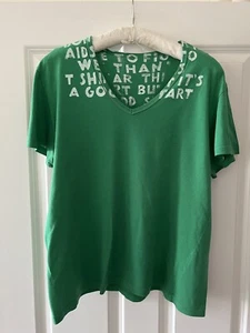 Maison Martin Margiela AIDS Awareness T-Shirt (RARE) Sz.L/Rick Owens/Raf Simons - Picture 1 of 4