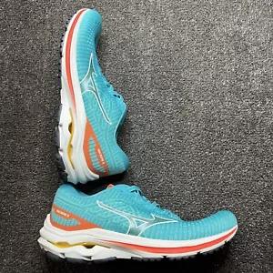 Mizuno Wave Inspire 18 Waveknit Women’s Size 8 ‘Turquoise’ Running Shoes - Picture 1 of 15