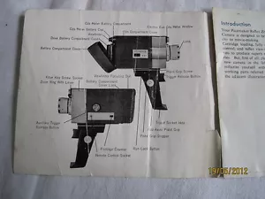 Instructions cine movie camera BOOTS Pacemaker reflex zoom - Picture 1 of 1
