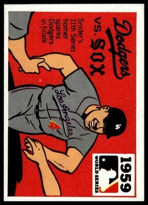 Fleer World Series #57 1959 Dodgers White Sox 1971 - Duke Snider Foto 1 de 2