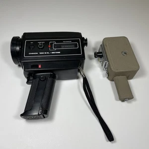 Lot of 2 Vintage Handheld Video Cameras CHINON 100 SXL JAPAN, Others - Picture 1 of 12