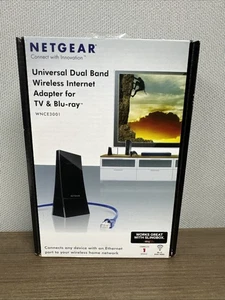 Netgear WNCE3001 TV i Blu-ray Uniwersalny dwuzakresowy bezprzewodowy adapter internetowy - Zdjęcie 1 z 7