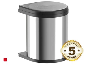 HAILO AS Mono 15 3515031 Einbau Abfallsammler Edelstahl/Schwarz - Bild 1 von 5