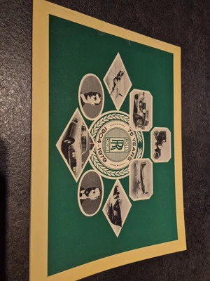 DEPLIANT BROCHURE BOOK ROLLS ROYCE 75 Th YEARS ENGLISH - Immagine 1 di 4