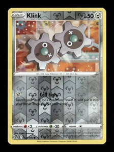 Klink Reverse Holo Common SWSH12: Silver Tempest 123/195 NM Pokemon LP - Bild 1 von 2