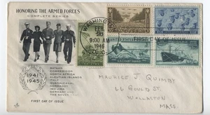 1946 Washington DC armed forces combo FDC 5 stamps [y10589] - Picture 1 of 3