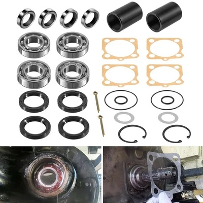 for Vw Super Beetle,Karmann Ghia,Fastback 68-79 Rear Axle IRS Bearings Seals Kit - Image 1 of 4