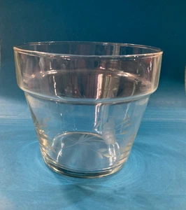 Vintage:  Princess House Exclusive Etched Heritage Crystal Planter / Flowerpot - Picture 1 of 8