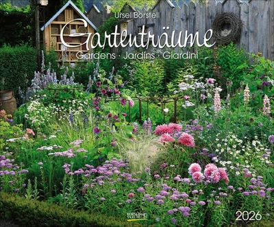 KORSCH VERLAG GMBH Gartenträume 2026 | Verlag Korsch | Deutsch | Kalender | Spiralbindung | 14 S.