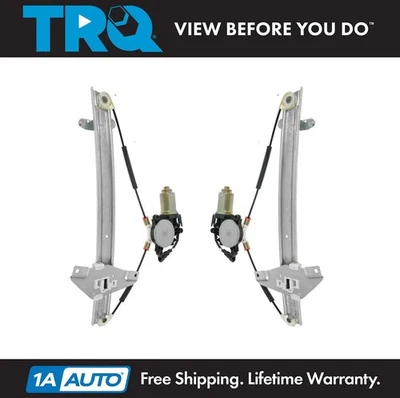 TRQ Power Window Regulators Front Left & Right Pair Set for Corolla Geo Prizm - Image 1 of 4