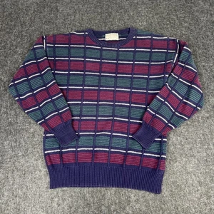 Vintage Lord Jeff Sweater Mens Medium 100% Fine Cotton Rich Grandpa Made In USA - Picture 1 of 6