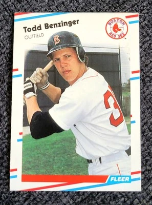 TODD BENZINGER - 1988 Fleer #344  **MINT**  FREE SHIP & RETURN! - Image 1 of 2