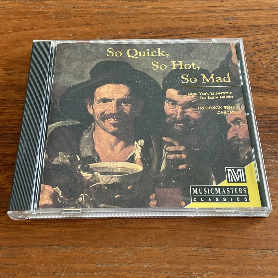So Quick, So Hot, So Mad : New York Ensemble for Early Music (CD) - Good - Image 1 of 4