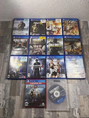 PS4 Playstation 4 Game Lot of 14 Games Call Of Duty, Dragon Ball Z, Borderlands￼ - Image 1 of 4