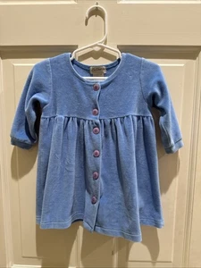 Vestido Zutano Bebé Niña Talla 12 Meses Manga Larga Poliéster/Algodón - Imagen 1 de 3