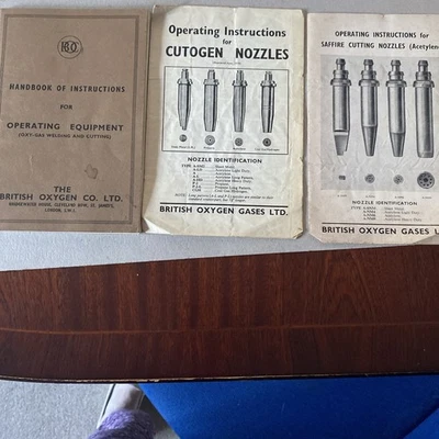 BOC Manuale di Istruzioni Attrezzature Operative (Saldatura e Taglio Ossigas) - Immagine 1 di 4