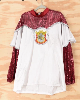 Vintage Krewe of Pygmalion Mardi Gras Sequin 2Pc Costume Top Pants New Orleans - Image 1 of 4