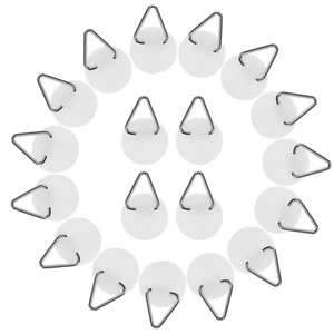 20 Pcs Plate Hangers for The Wall Invisible Sticky Board Hook - Picture 1 of 12