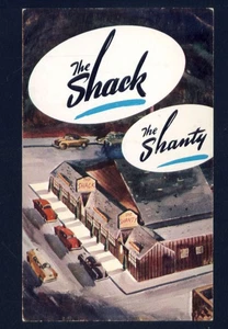 the SHACK RESTAURANT & SHANTY LOUNGE Spokane WA * chrome postcard - not posted - Picture 1 of 2