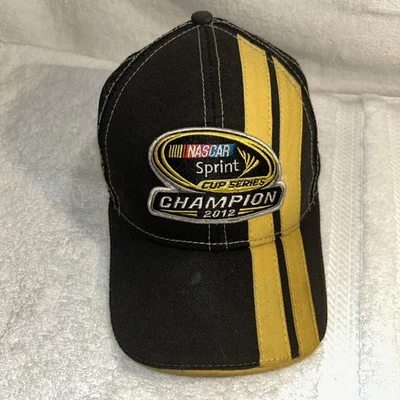 Мужская бейсболка Brad Kaselowski NASCAR 2012 Champ серия Sprint Cup бывшая в употреблении  - Изображение 1 из 4