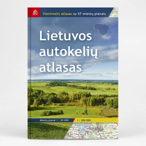 The Road Atlas of LITHUANIA 1:200 000 - Lietuvos autokelių atlasas , ed. 2016 - Imagen 1 de 6