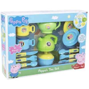 Peppa Pig Kids Playset Tea Party Game Pretend Play Child Kitchen Set Toy - Picture 1 of 8