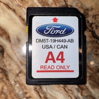 Ford OEM Navigation GPS Memory SD Card A4 DM5T-19H449-AB - Image 1 of 2