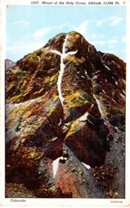 Postal De Colección Colorado La Santa Cruz del Monte cerca de Redcliff Maravillas del Mundo - Imagen 1 de 2