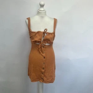 Mini vestido Free People Olivia. Cobre Naranja. XS. PVP £58 - Imagen 1 de 5