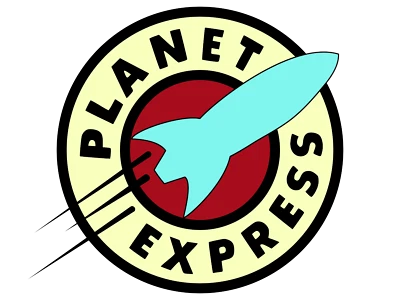 Futurama sticker planet express logo skate cell laptop bumper vinyl decal