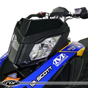 SKI-DOO SUMMIT 2008+ Proven Design Products Snowmobile WINDSHIELD : GLOSS BLACK - Foto 1 di 1