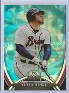 2013 Bowman Platinum Freddie Freeman Blue Sapphire #53 Atlanta Braves - Picture 1 of 2