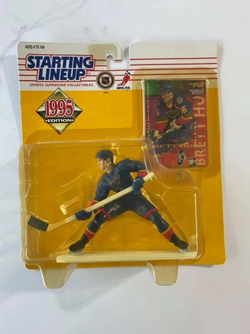 1995 NHL Starting Lineup BRETT HULL St Louis BLUES  Figure & Card FLEER HOF Cover