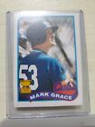 1989 Topps Baseball Mark Grace 465 Chicago Cubs