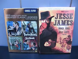 TCM Turner Classic Movies Collection: Errol Flynn (DVD) Don Juan, Sea Hawk Robin - Picture 1 of 6