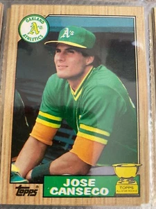 1987 Topps Jose Canseco Rookie - Picture 1 of 1