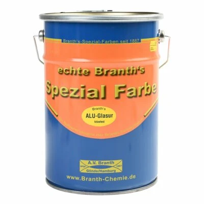 Branths Alu-Glasur hitzefest 5 Liter Aluminium Lackfarbe - Bild 1 von 4