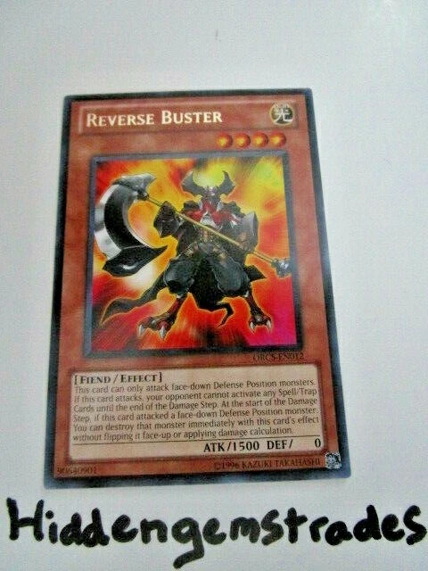 Yugioh! Reverse Buster ORCS-EN012 Rare Unlimited Pack Fresh!!!! - Image 1 of 1